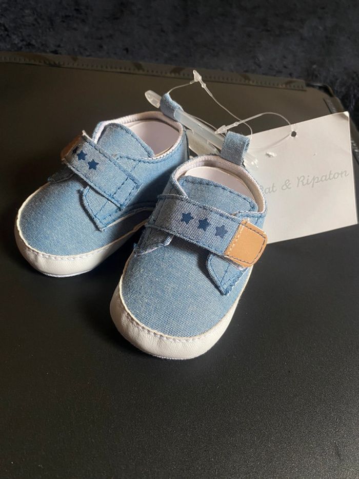 Chaussures bébé en toile - photo numéro 2
