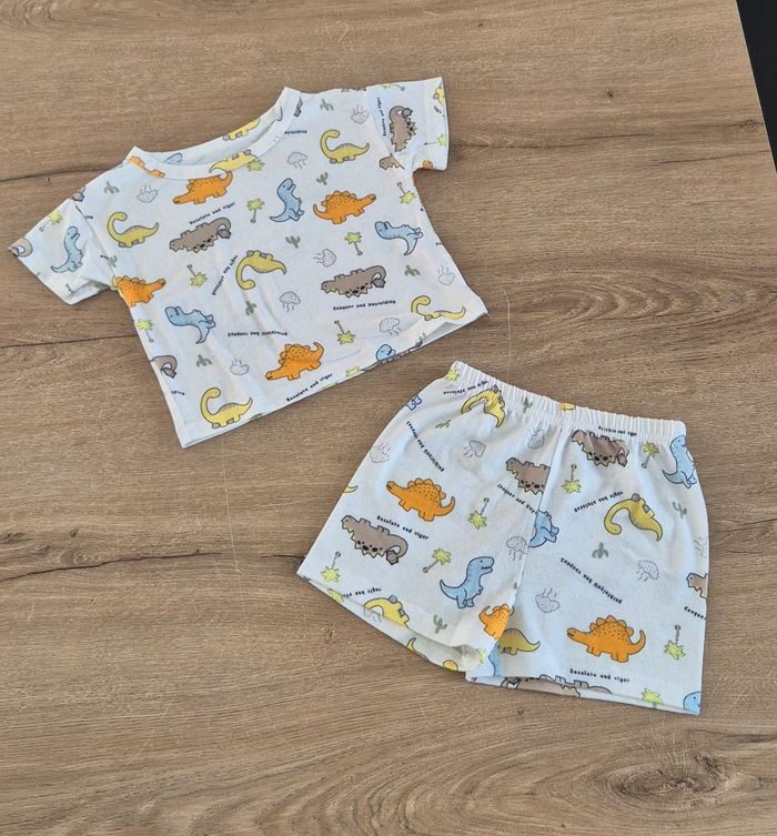 Lot pyjamas 2 pièces été 12 mois - photo numéro 6