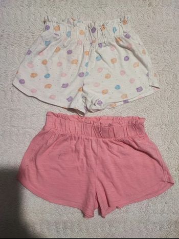 2 Shorts été en coton Kiabi taille 6 ans