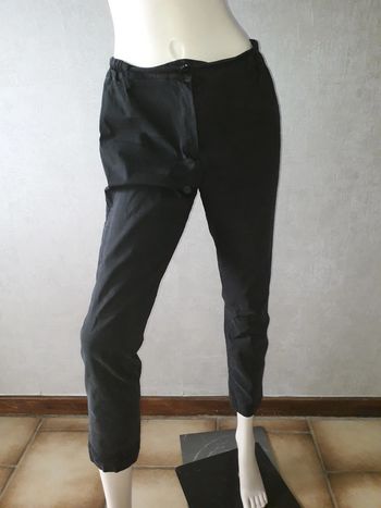 pantalon noir élasthane slim taille 42/44