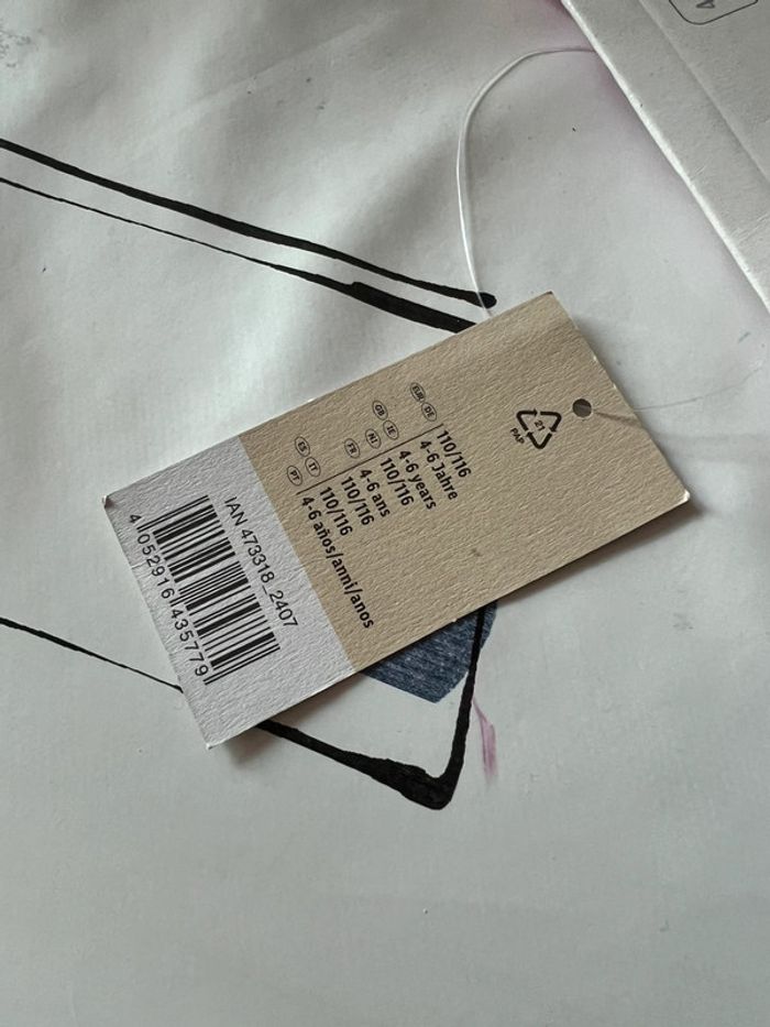 Tee shirt enfant taille 4/6 ans marque Lupilu neuf ! - photo numéro 2