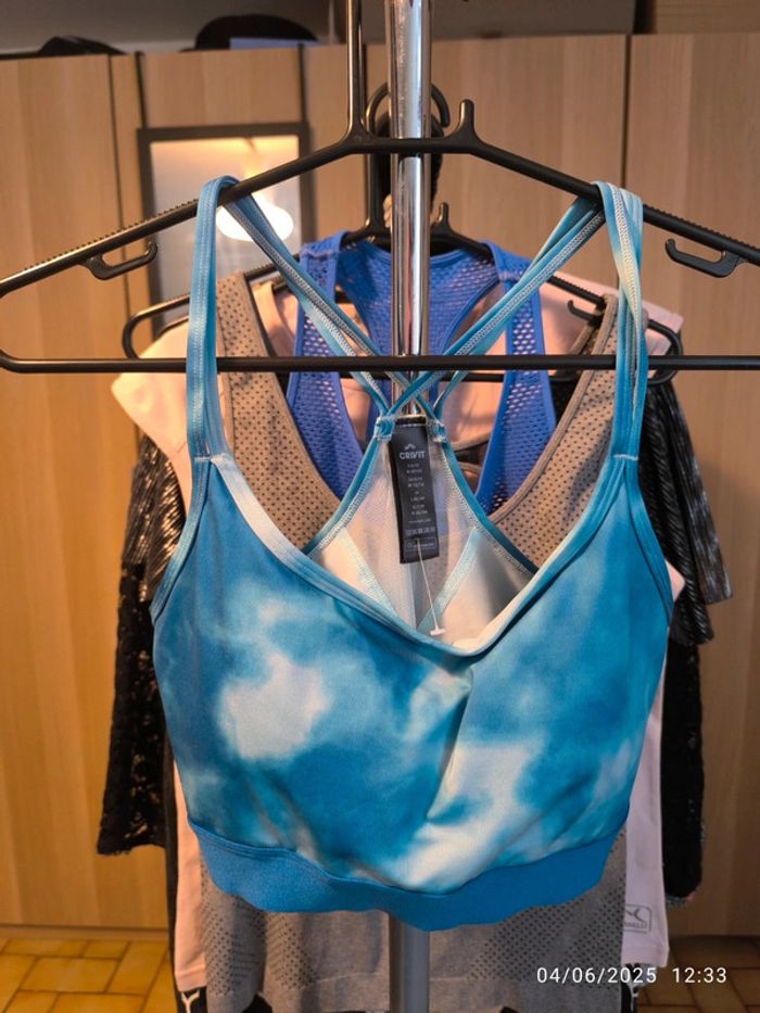 Brassière Sport bleu (M)