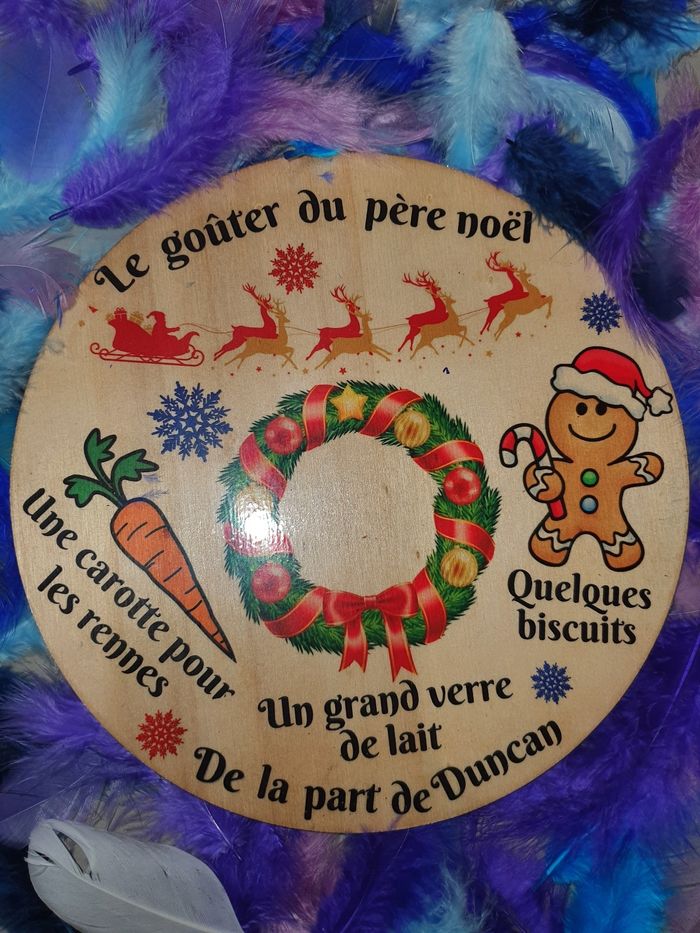 Plateau de Noël 🎄 personnalisé