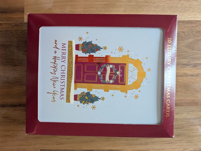 10 Cartes de noël + enveloppes Neuf