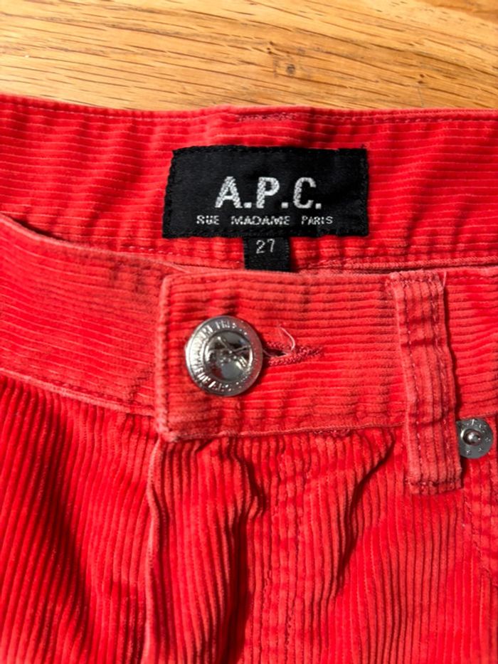 Jeans apc velours