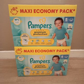 Pampers premium protection taille 5(160 couches)