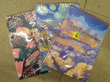 Lots 3 bloque a dessin sketchbook