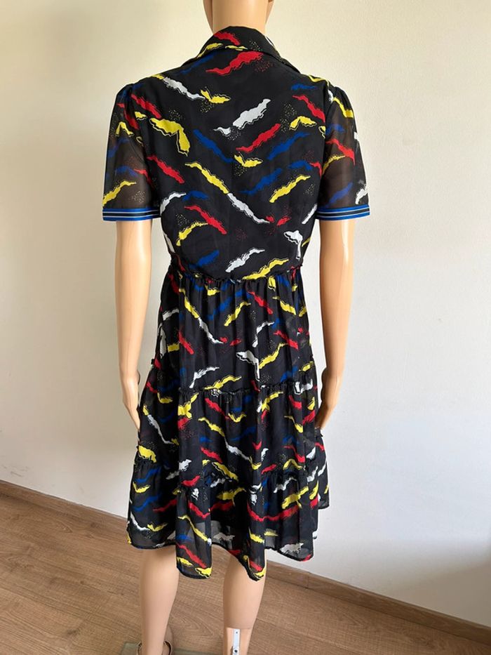 Robe noire et imprimée à manches courtes Molly Bracken taille S jamais portée - photo numéro 7