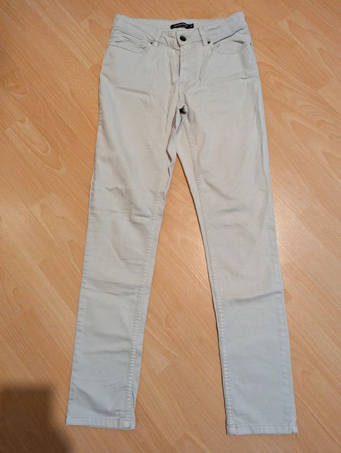 Pantalon slip blanc cassé