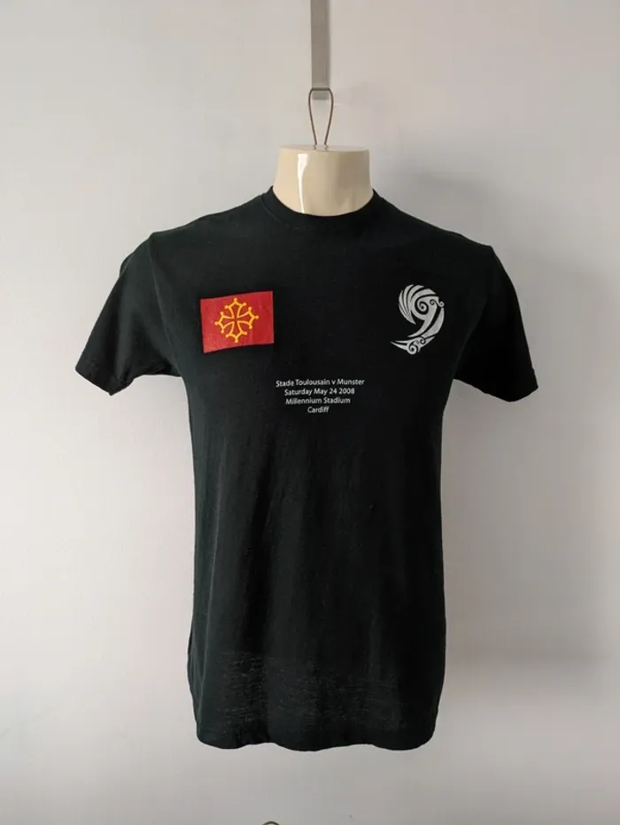 T-shirt Stade Toulousain v Munster 2008 Stadium Cardiff - taille S - photo numéro 2