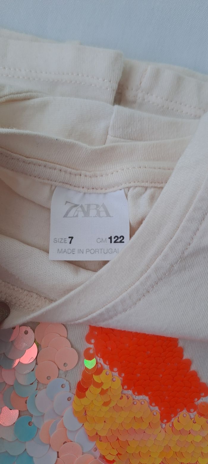 Tee-shirt zara 7 ans - photo numéro 2