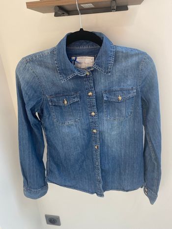 Chemise en Jean Bleu Piazza Italia | Taille 36 | Très Bon État💙 