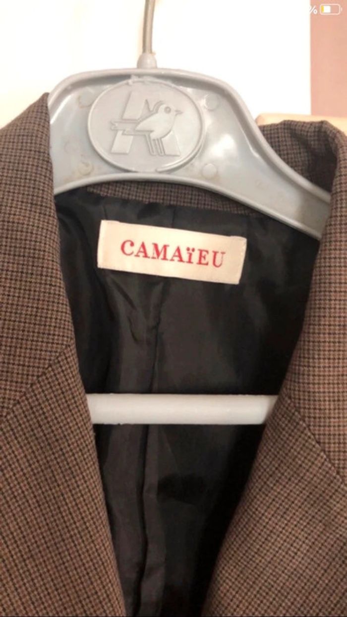 Veste blazer taille 38 camaïeu - photo numéro 4