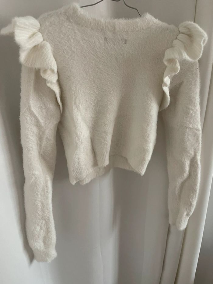 Pull court blanc - photo numéro 3