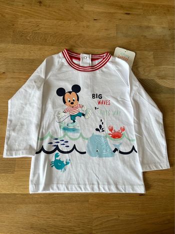 Tee shirt manche longue mickey disney