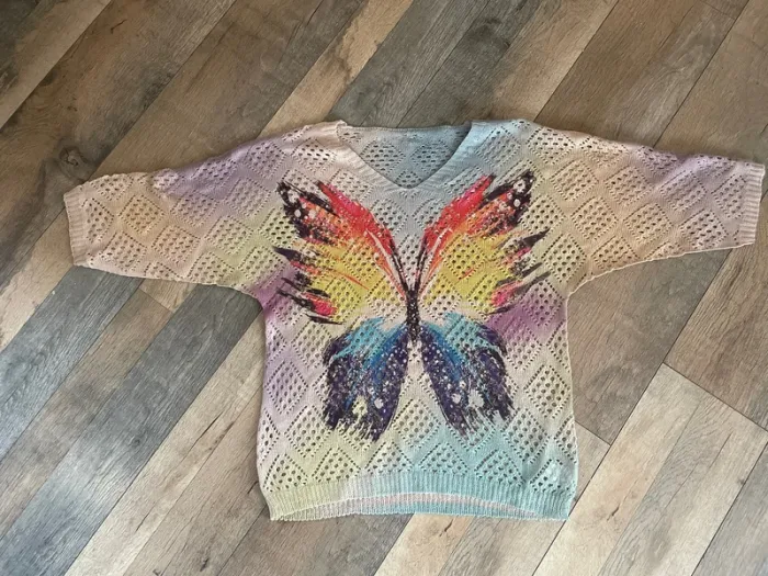 Pull ajouré
