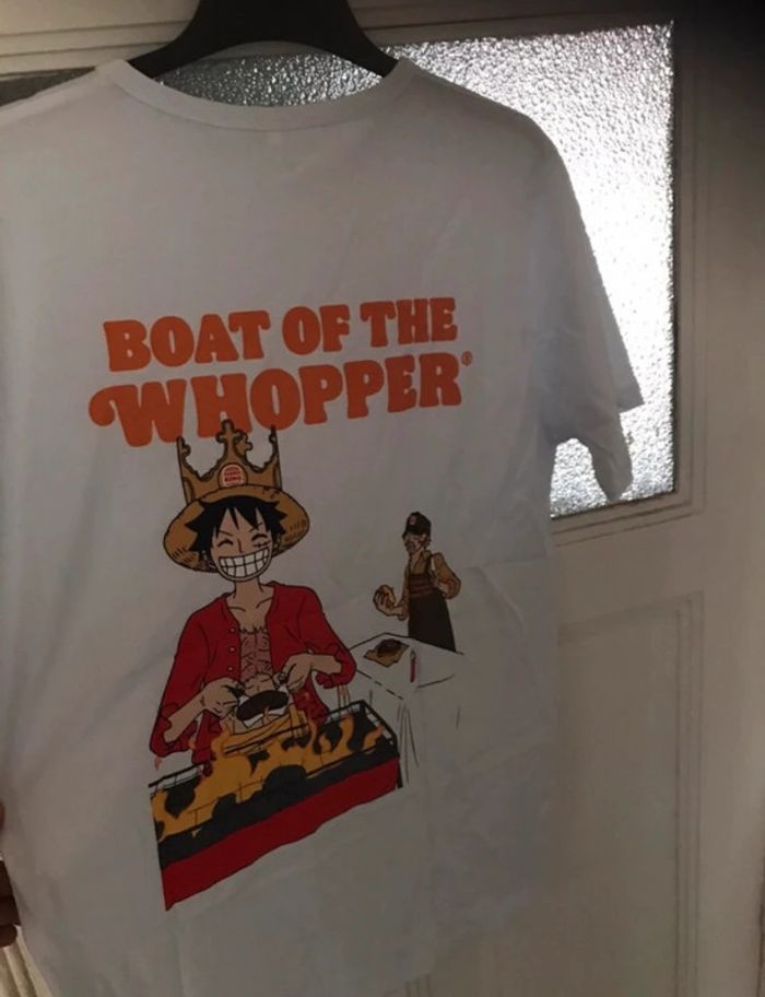 T-shirt One Pièce Burger King collector en taille M - photo numéro 6