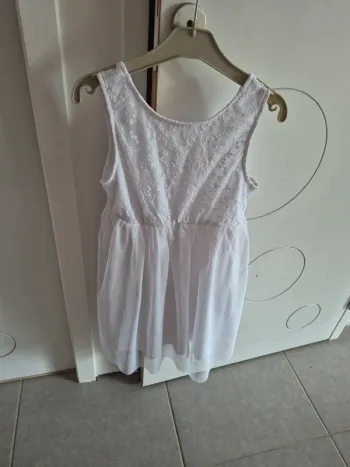 Robe blanche 10 ans