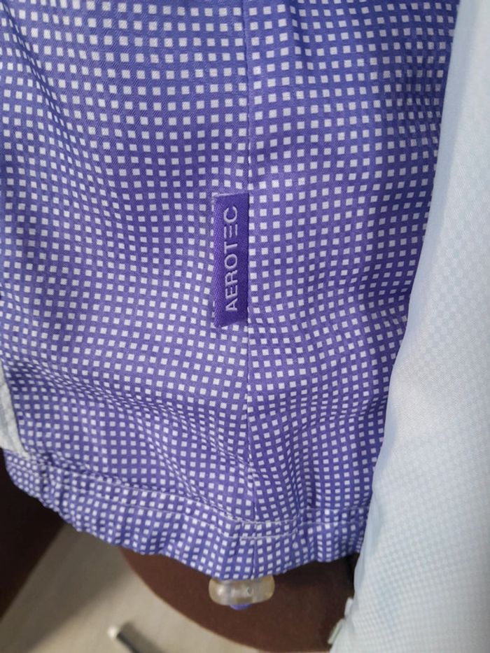 J coupe vent veste zippée petit carreau vichy vintage Kappa modèle aerotec - photo numéro 5