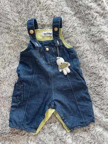 Salopette jean bébé 3 mois sucre d’orge