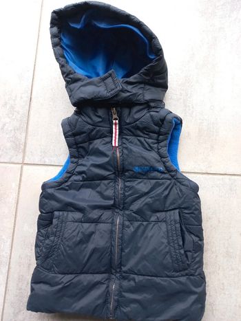 Doudoune sans manches bleue 2 ans Orchestra