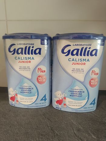 Lait Gallia junior 4