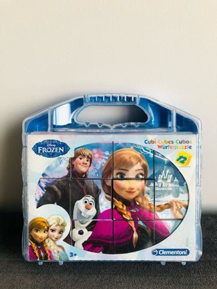 CLEMENTONI - Puzzle 12 Cubes - La Reine des Neiges