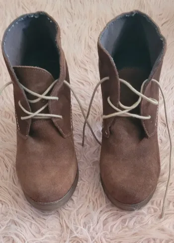 Bottines marrons