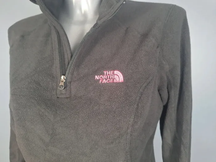 Polaire The North Face femme 1/4 zip – Édition Ruban Rose – Taille M - brodé (609) - photo numéro 3