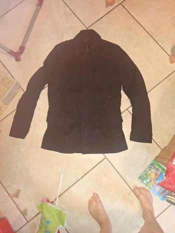 Manteau léger homme noir