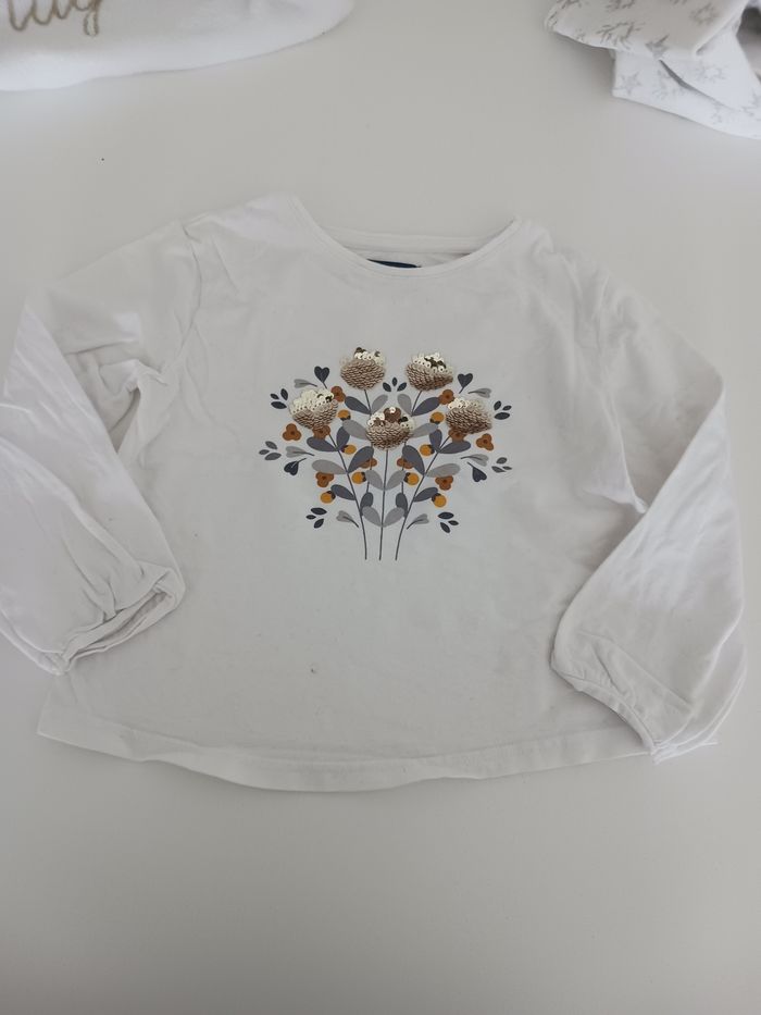 T-shirt manches longues fille
