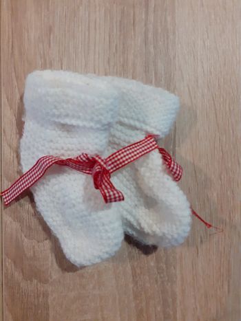 Chaussons laine mixte