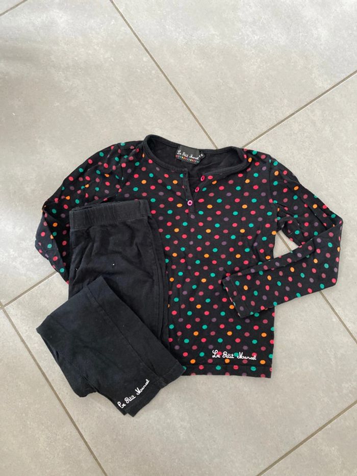 Le petit marcel pyjama pantalon haut vêtement nuit fille 8 ans