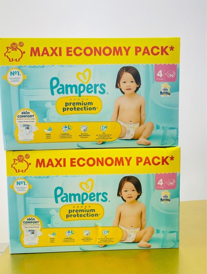 Couches Pampers Premium Protection taille 4