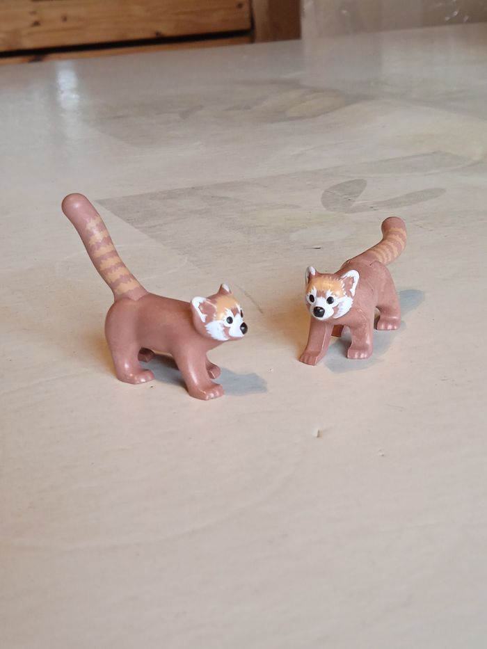 2 pandas roux playmobil - photo numéro 2