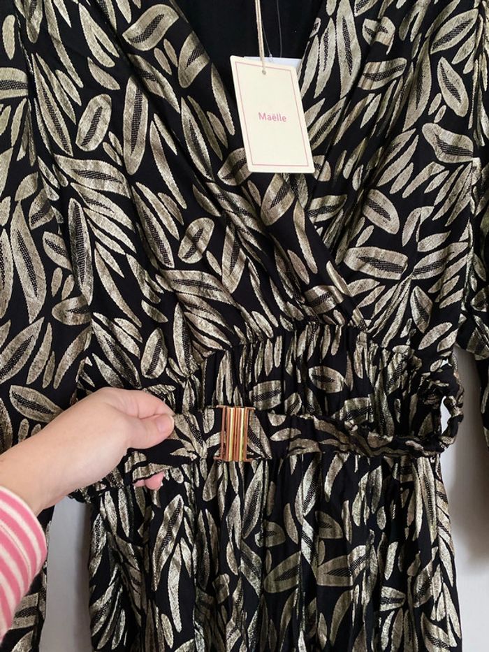 Robe de soirée portefeuille très cintrée - photo numéro 2
