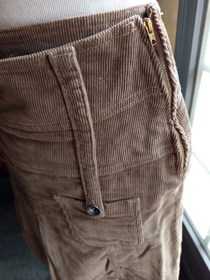 Jupe velour vintage t38 tbe - photo numéro 2