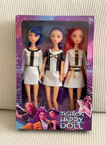 K-pop Demon Hunters lot de 3 poupées Huntrix Doll - Rumi, Mira, Zoey 
