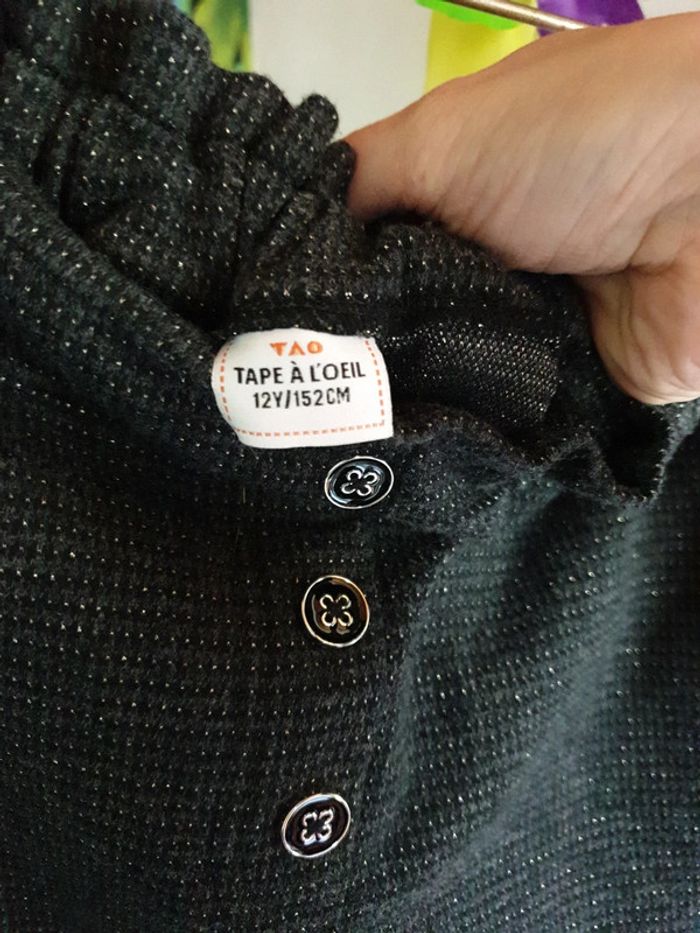 Pantalon taille haute scintillant - photo numéro 3