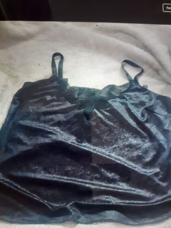 Haut noir effet de soie 42 44 triumph