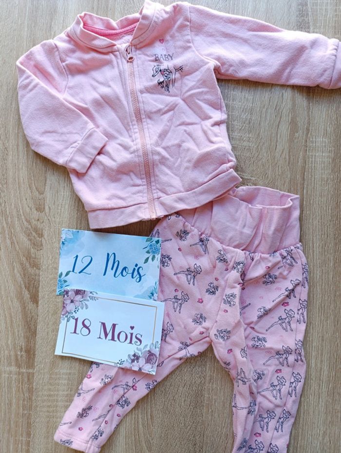Ensemble 12/18mois Bambi Disney
