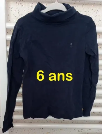 Sous pull bleu marine Okaïdi Taille 6 ans