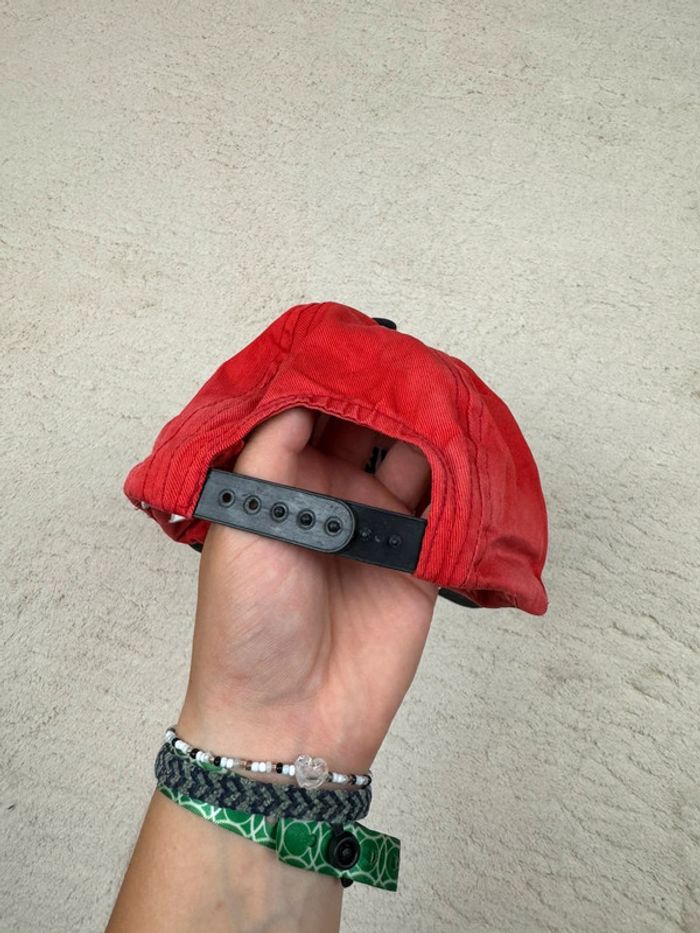 Casquette Chicago Bulls Vintage NBA Noir et rouge - photo numéro 4