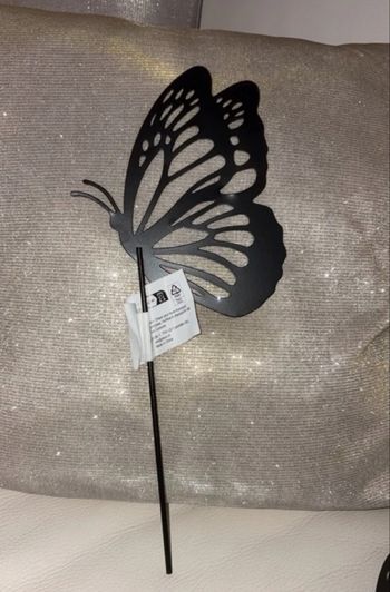 Déco de jardin/maison - Lot de 6 Papillons sur tige - Multicolore