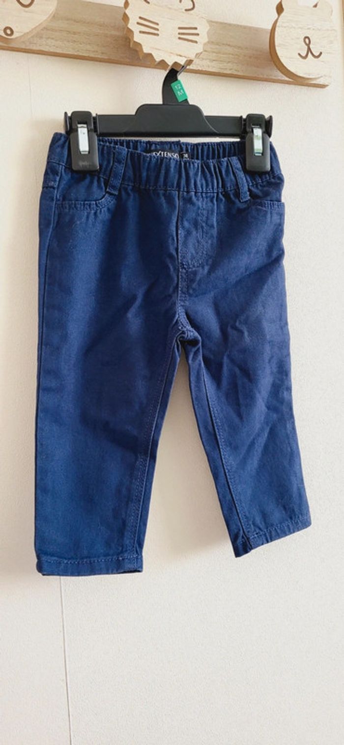 Jean in extenso 9 mois bleu marine - photo numéro 2