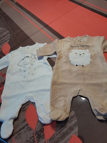 Lot de 2 pyjamas bébé