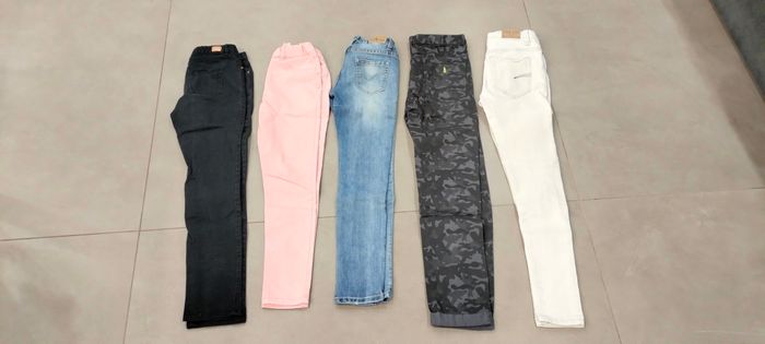 Lot jeans et pantalons fille 12 ans