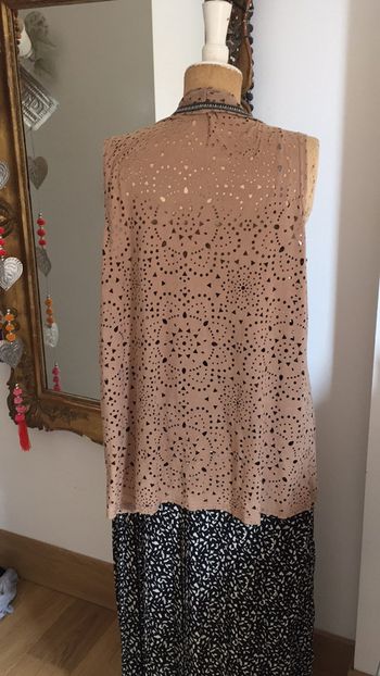 Gilet ajouré over size