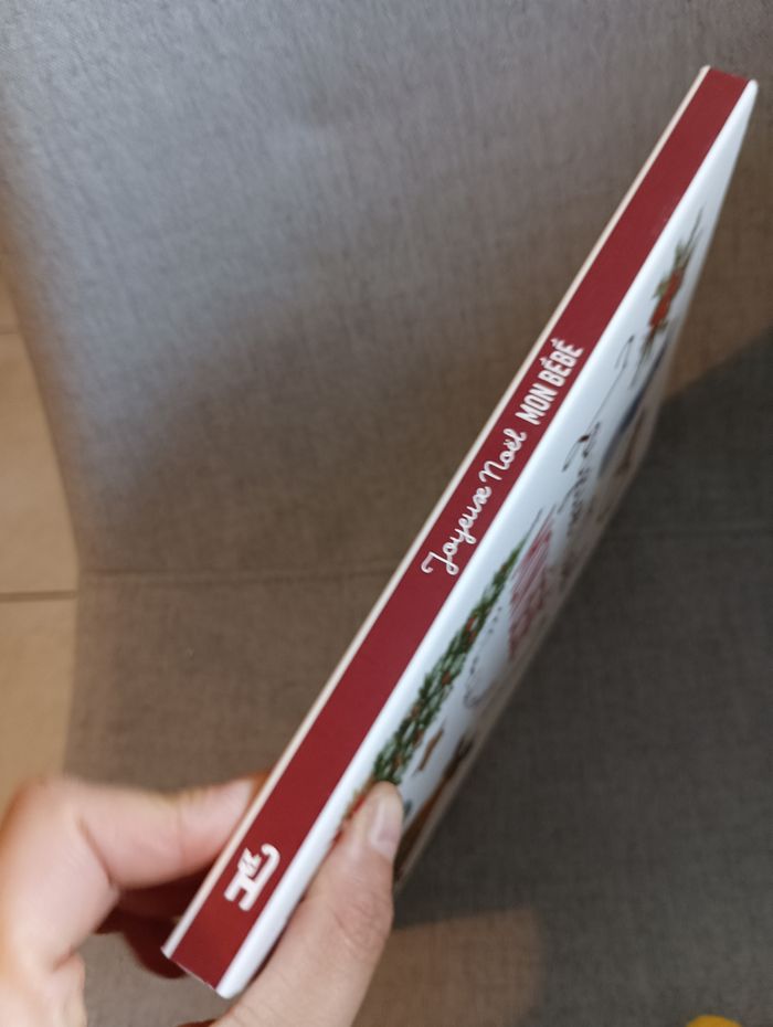 Livre cartonné imagier joyeux Noël mon bébé neuf - photo numéro 2