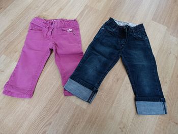 Lot de deux pantacourts taille 5 ans fille